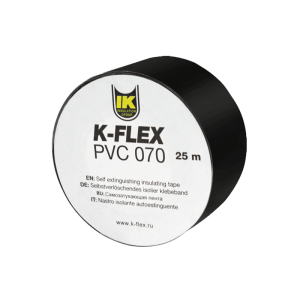 Лента для герметизации K-flex PVC 070  50мм*25м черная